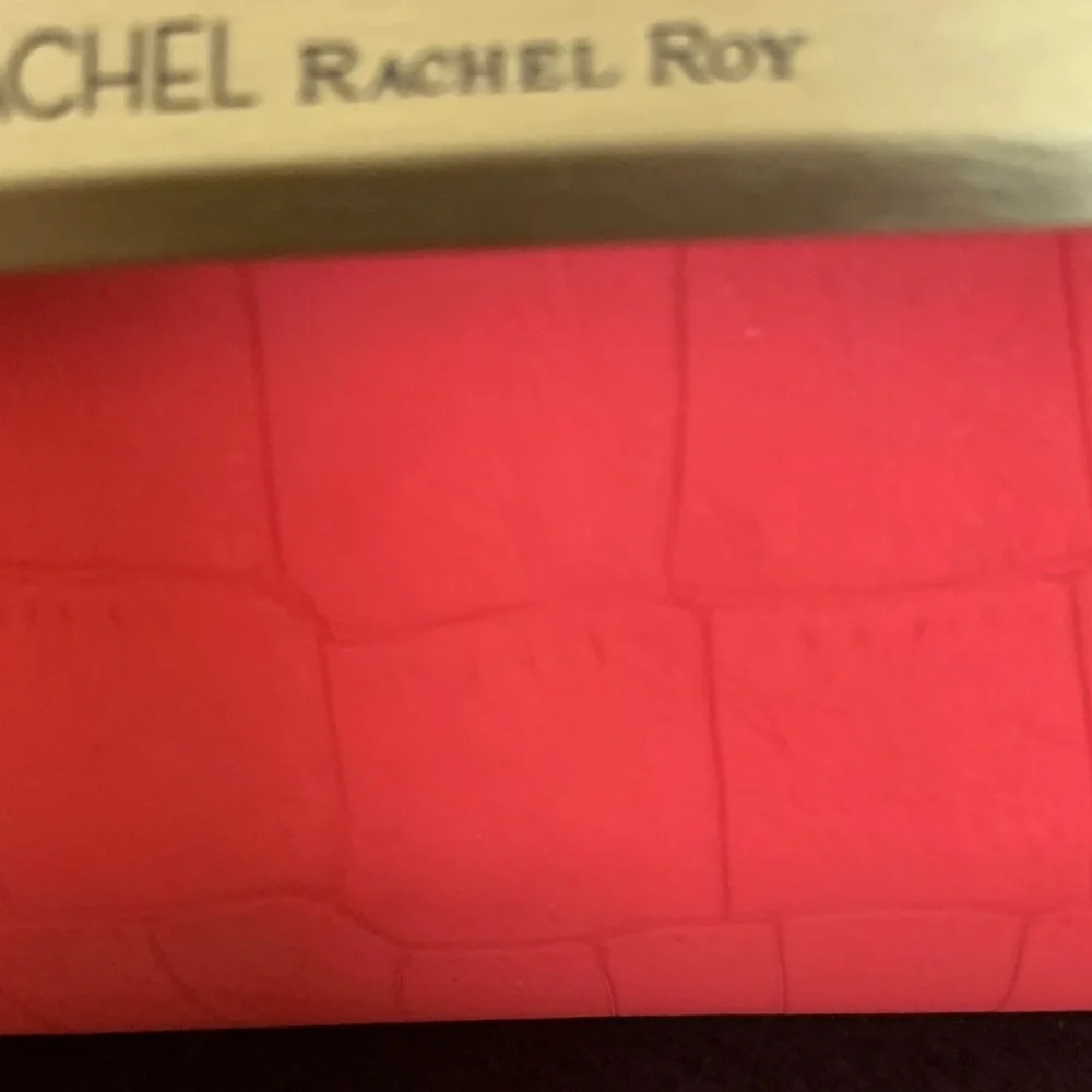 RACHEL Rachel Roy Glossy Red Clutch